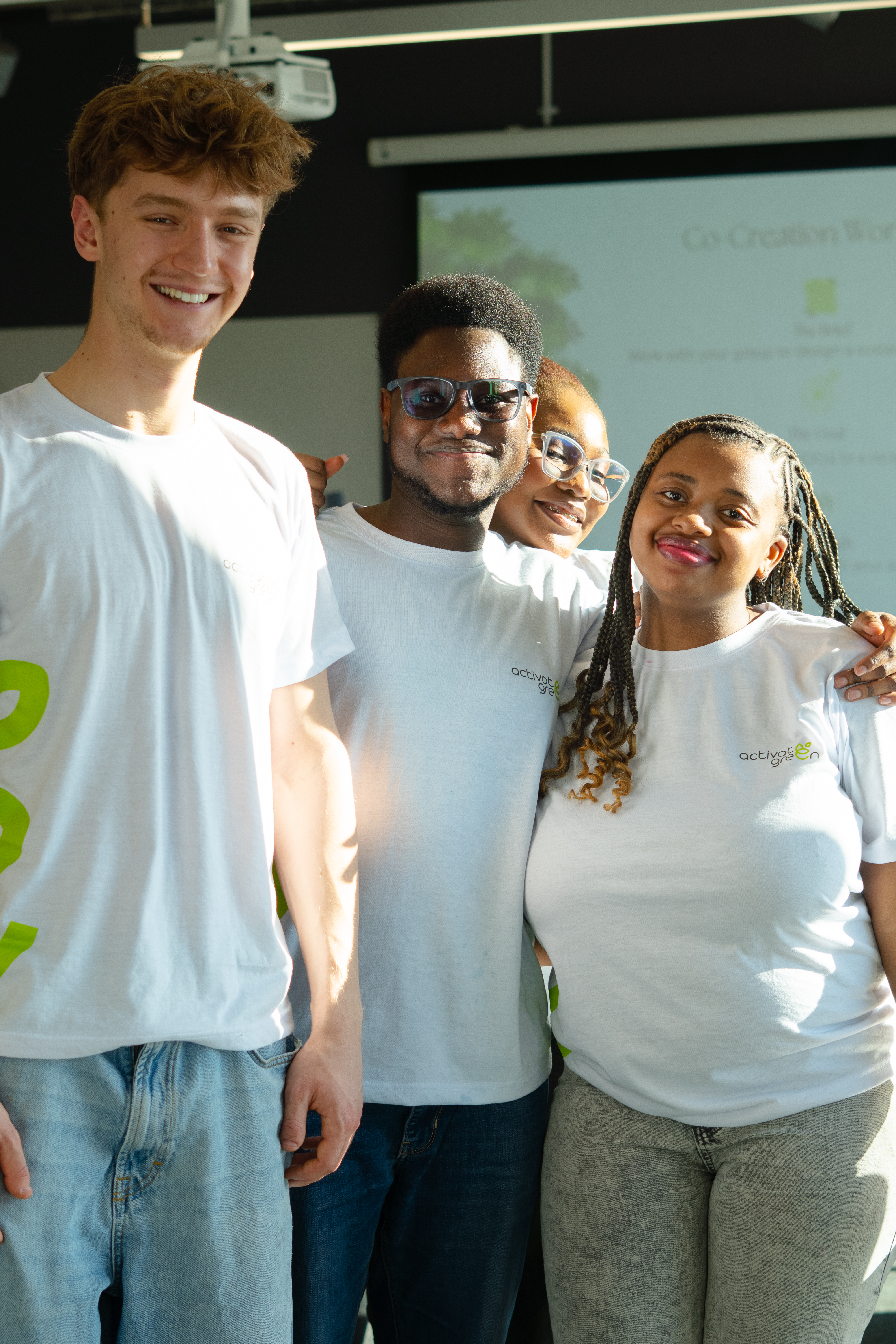 Four Activate Green Trust members at a public engagement event